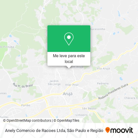 Anely Comercio de Racoes Ltda mapa