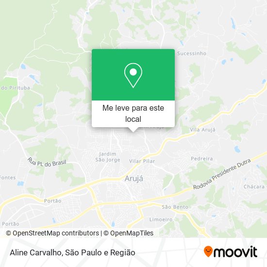 Aline Carvalho mapa