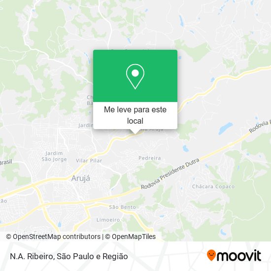 N.A. Ribeiro mapa