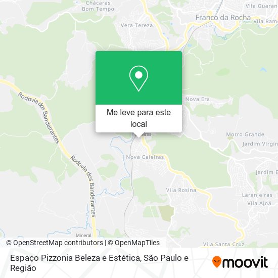 Espaço Pizzonia Beleza e Estética mapa