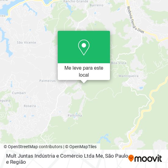 Mult Juntas Indústria e Comércio Ltda Me mapa