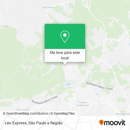 Léo Express mapa