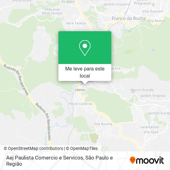 Aej Paulista Comercio e Servicos mapa