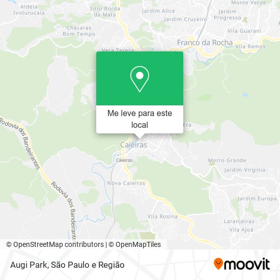 Augi Park mapa