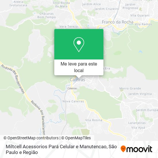 Miltcell Acessorios Pará Celular e Manutencao mapa