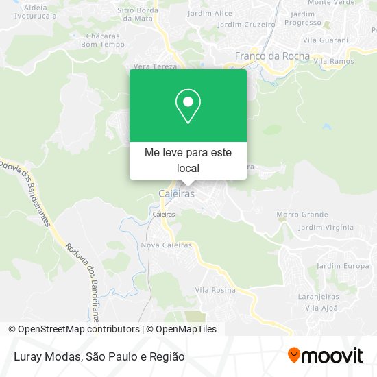 Luray Modas mapa