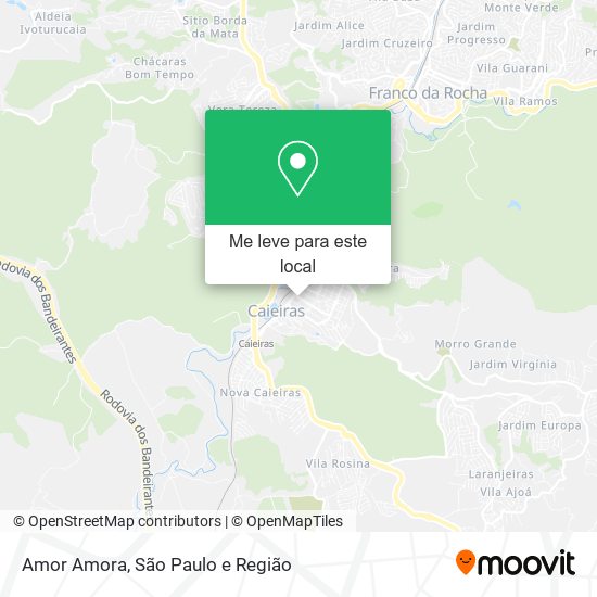 Amor Amora mapa