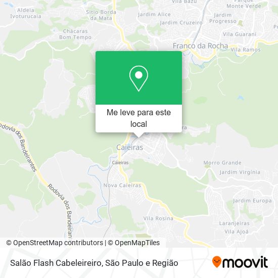 Salão Flash Cabeleireiro mapa