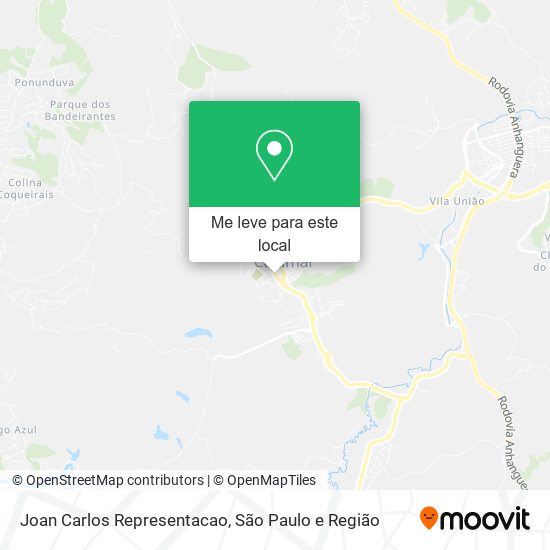 Joan Carlos Representacao mapa