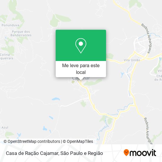 Casa de Ração Cajamar mapa