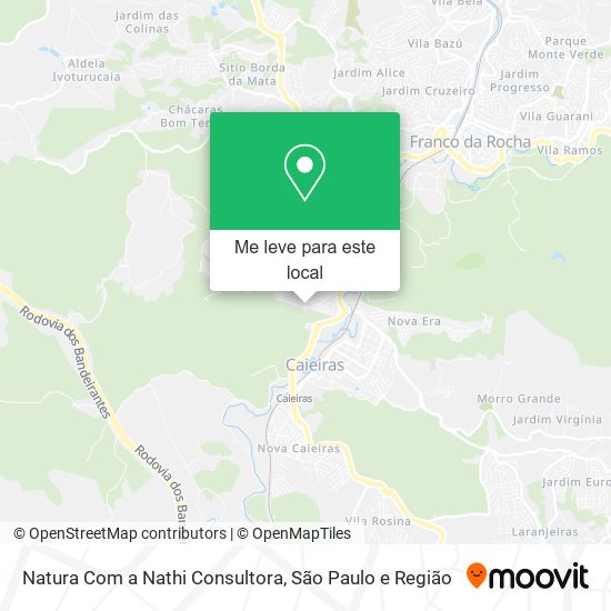 Natura Com a Nathi Consultora mapa