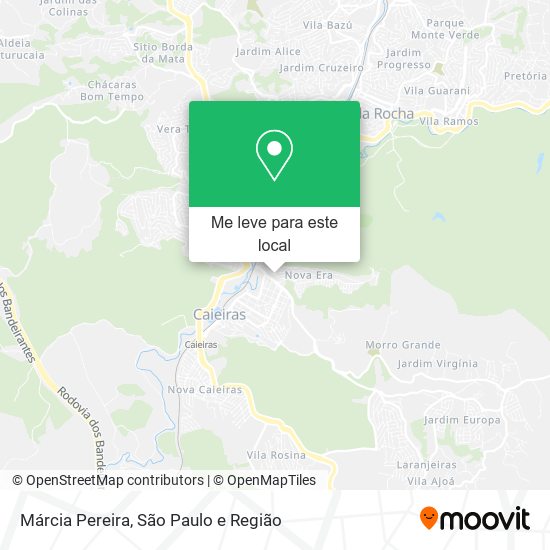 Márcia Pereira mapa