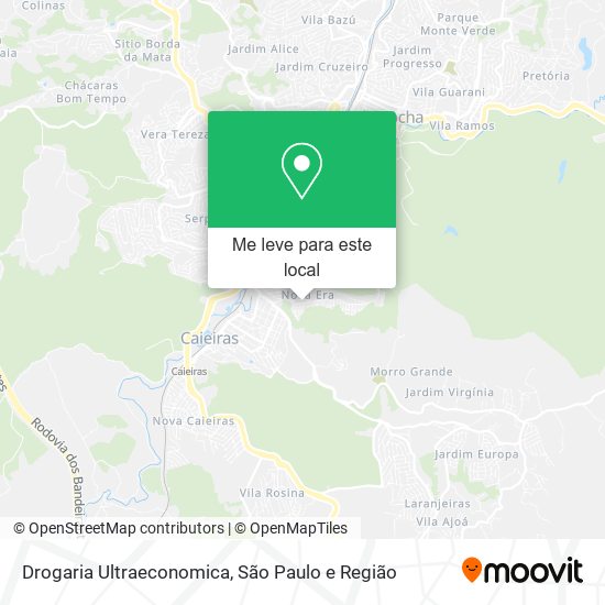 Drogaria Ultraeconomica mapa