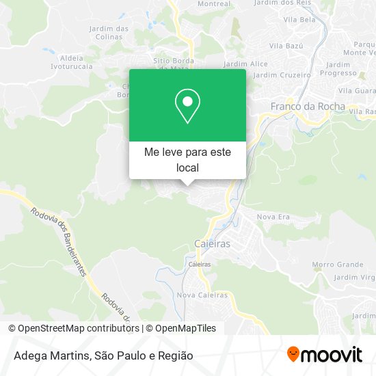 Adega Martins mapa