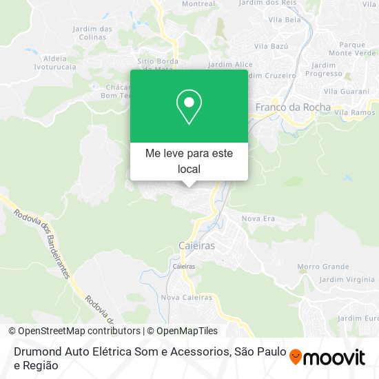 Drumond Auto Elétrica Som e Acessorios mapa