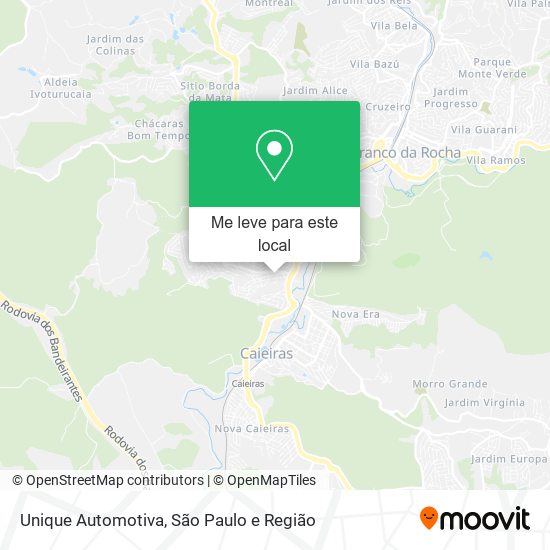 Unique Automotiva mapa