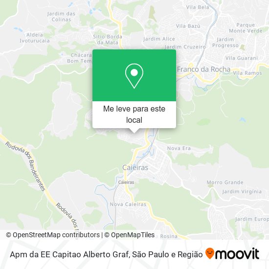 Apm da EE Capitao Alberto Graf mapa