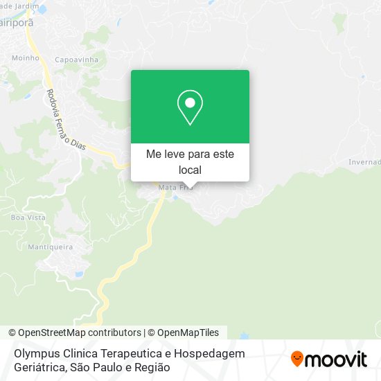 Olympus Clinica Terapeutica e Hospedagem Geriátrica mapa