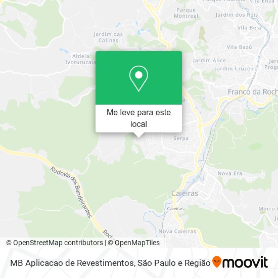 MB Aplicacao de Revestimentos mapa