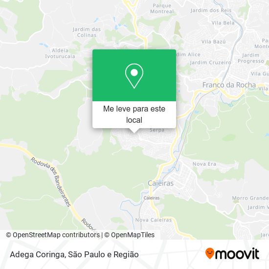 Adega Coringa mapa