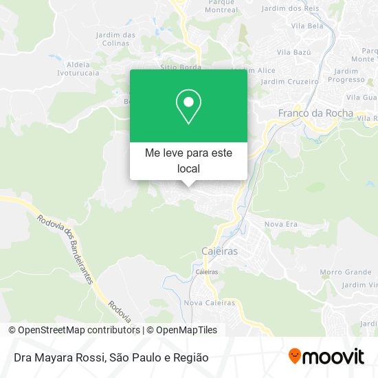 Dra Mayara Rossi mapa