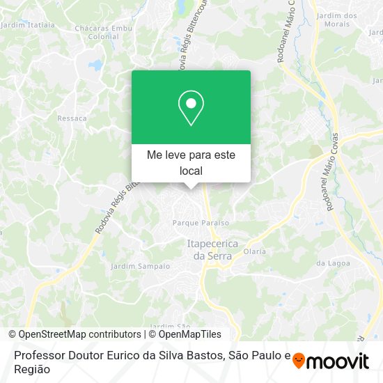 Professor Doutor Eurico da Silva Bastos mapa