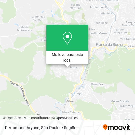 Perfumaria Aryane mapa