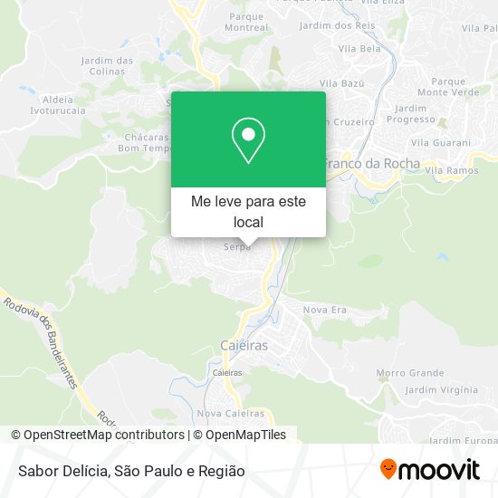 Sabor Delícia mapa