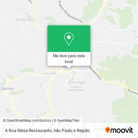 A Boa Mesa Restaurante mapa