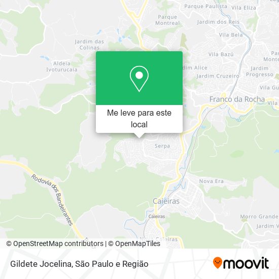 Gildete Jocelina mapa