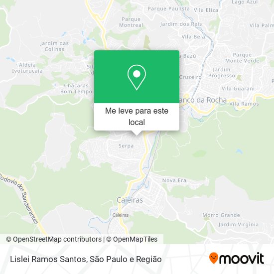 Lislei Ramos Santos mapa