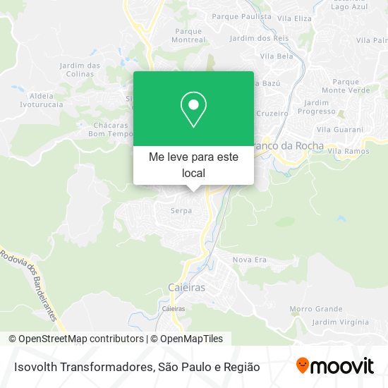 Isovolth Transformadores mapa