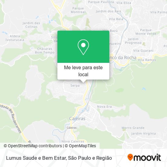 Lumus Saude e Bem Estar mapa