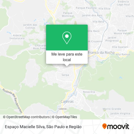 Espaço Macielle Silva mapa