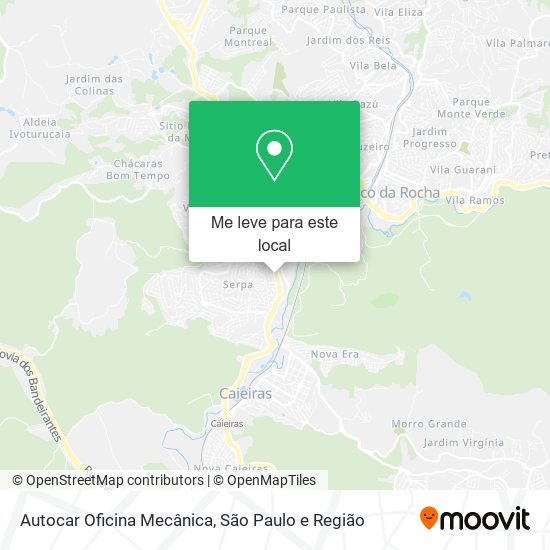 Autocar Oficina Mecânica mapa