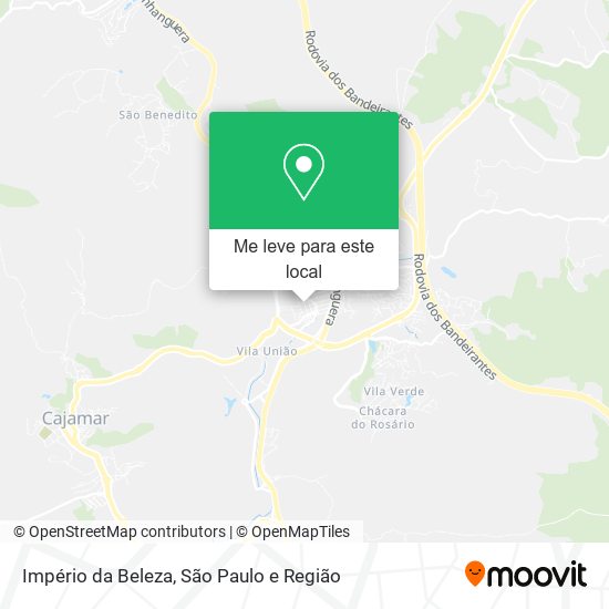 Império da Beleza mapa