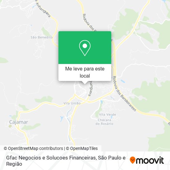 Gfac Negocios e Solucoes Financeiras mapa