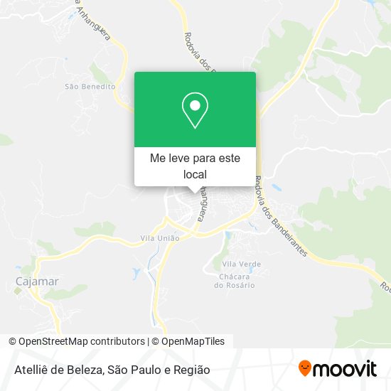 Atelliê de Beleza mapa