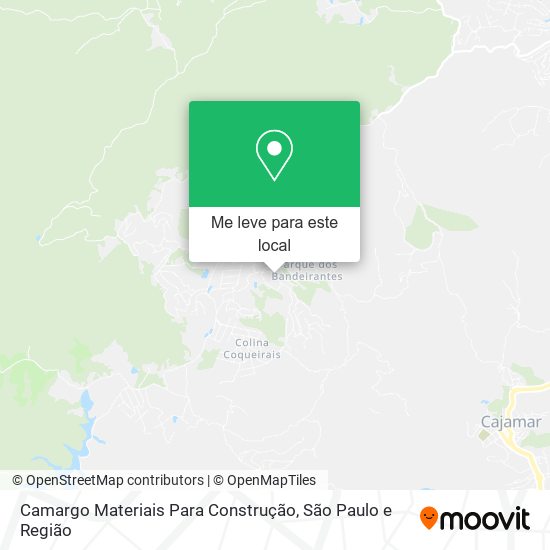 Camargo Materiais Para Construção mapa