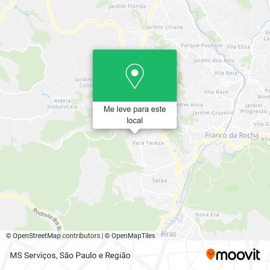 MS Serviços mapa