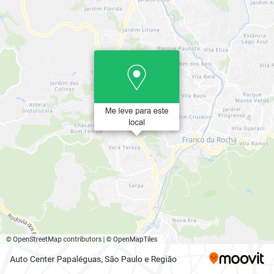 Auto Center Papaléguas mapa