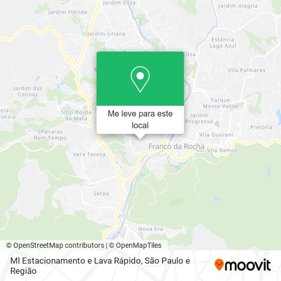 Ml Estacionamento e Lava Rápido mapa