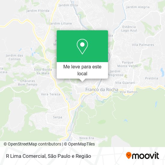 R Lima Comercial mapa