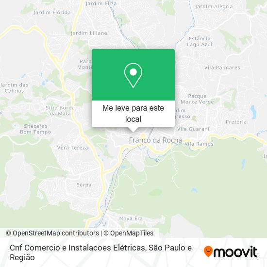 Cnf Comercio e Instalacoes Elétricas mapa