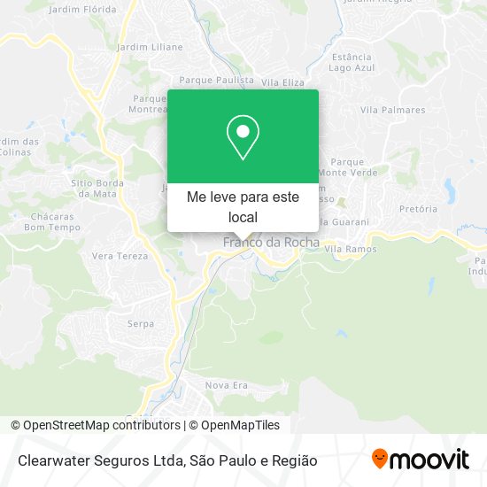 Clearwater Seguros Ltda mapa