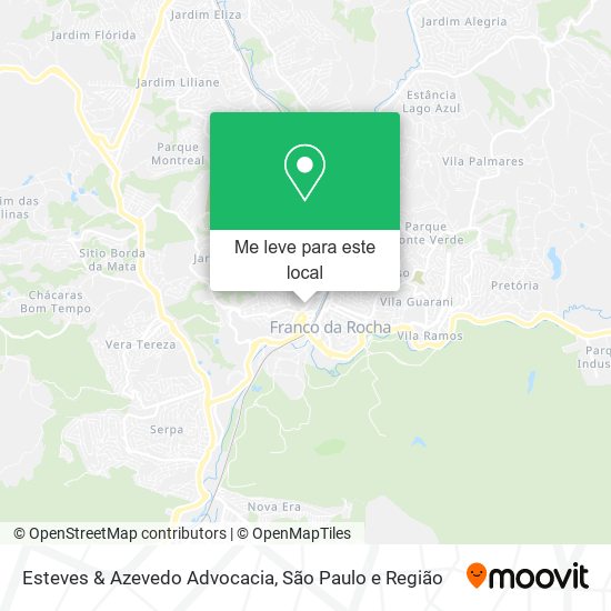 Esteves & Azevedo Advocacia mapa