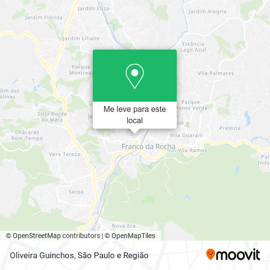 Oliveira Guinchos mapa