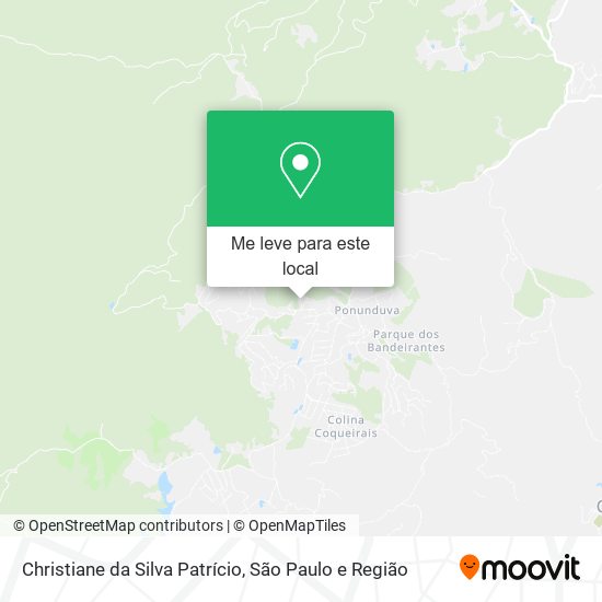 Christiane da Silva Patrício mapa