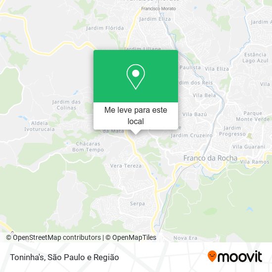 Toninha's mapa