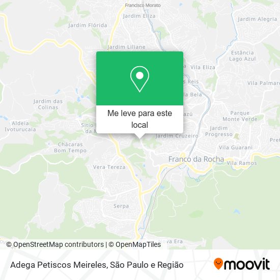 Adega Petiscos Meireles mapa